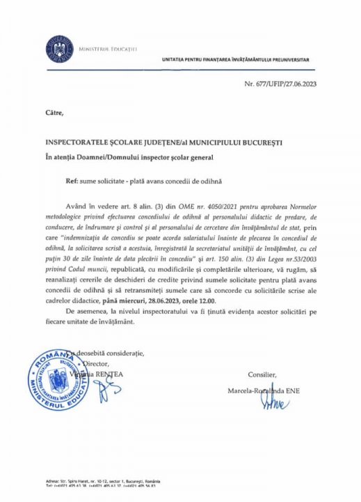 Când se dau banii de concediu de odihnă şi cat?